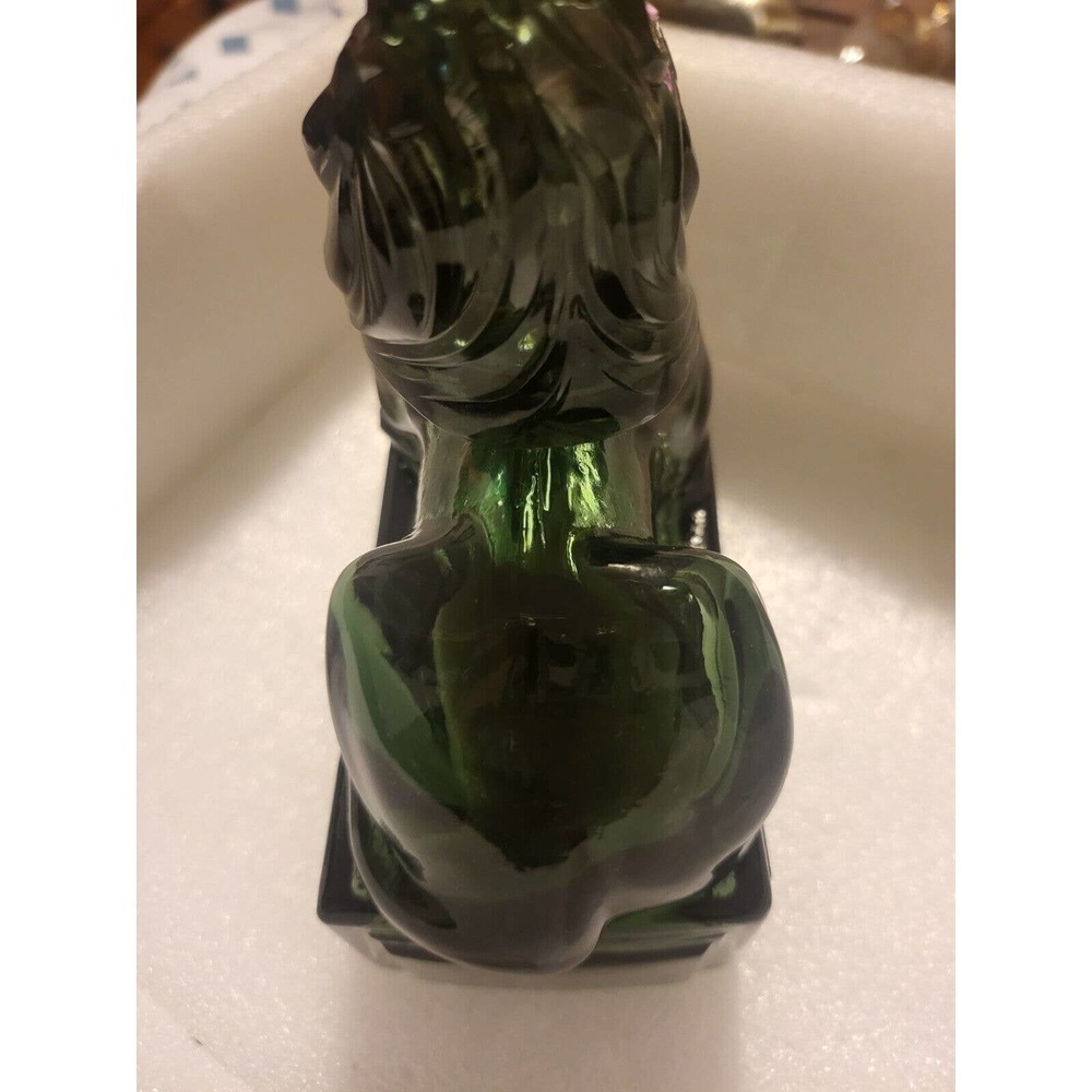 Vintage AVON CLASSIC LION Emerald DEEP WOODS AFTER SHAVE Cologne 8 OZ. EMPTY - Picture 5 of 8